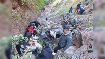 Two people died in Jeep Accident in West Rukum