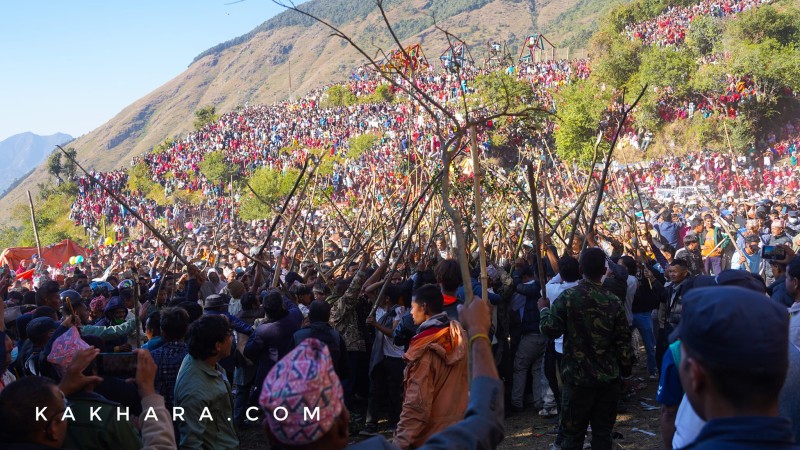 An Interesting Sagal dance performed by throwing a stick 